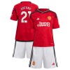 Maglia ufficiale Manchester United Antony 21 Casa 2023-24 per Bambino